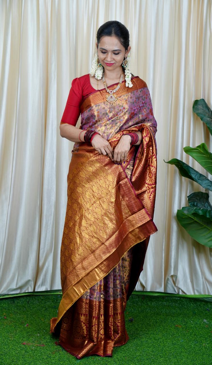 Kanchi Inspired Semi Silkš„³