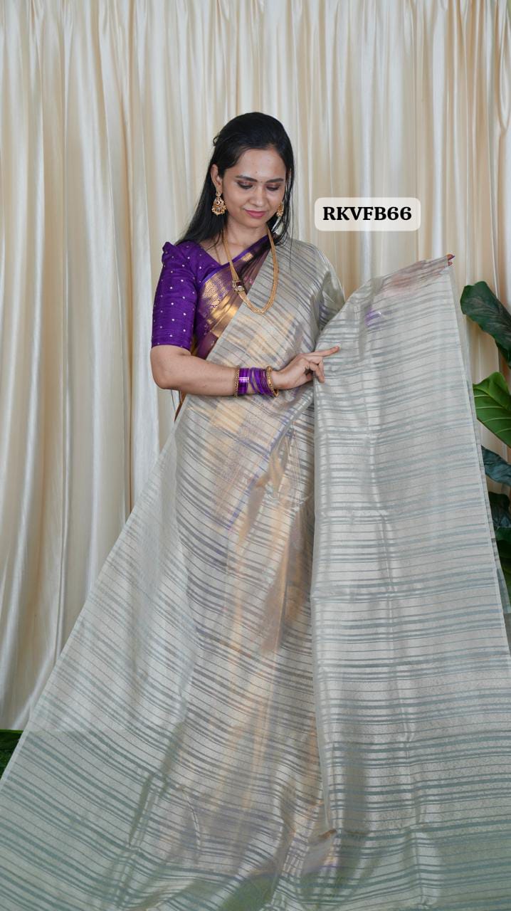 Nayanthara inspired Tissue soft silks saree 🥰🥳