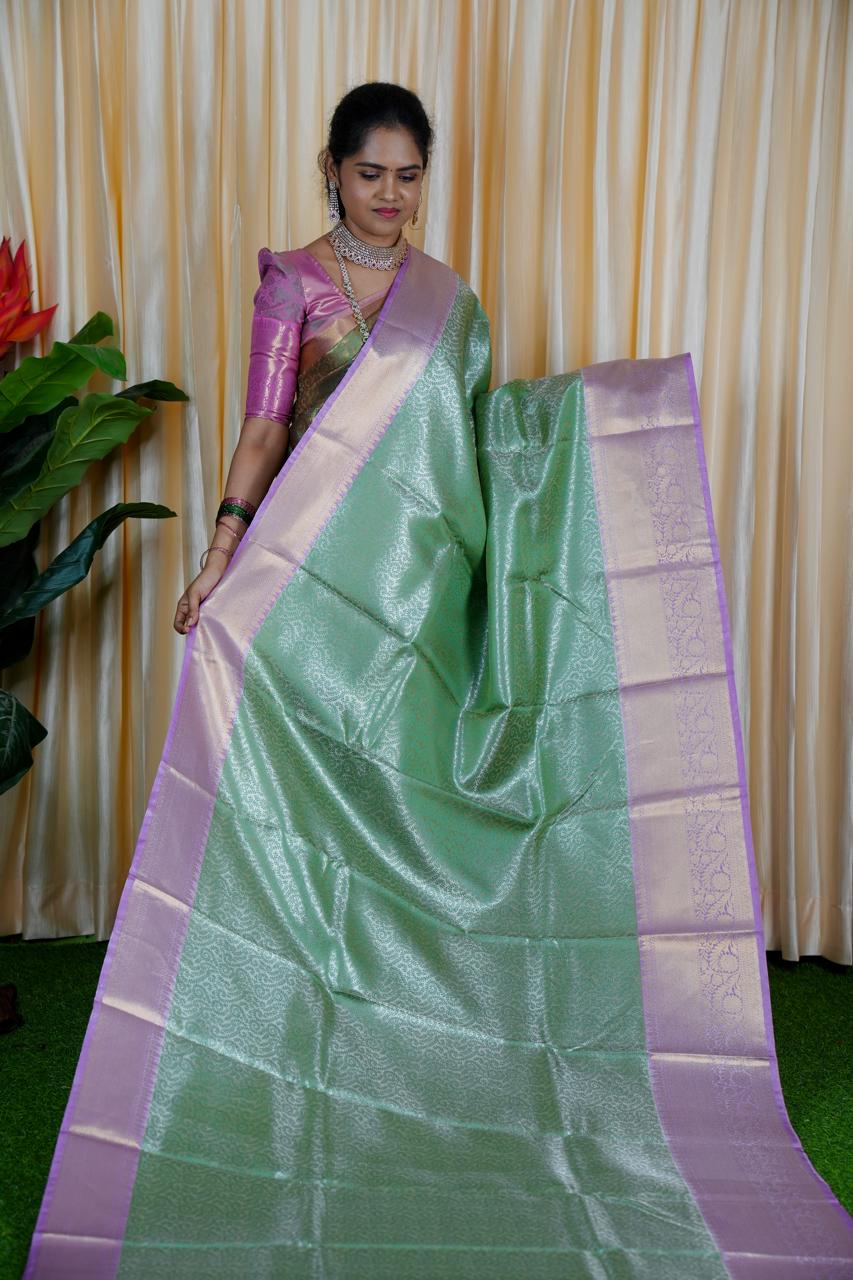 Premium soft katan saree 🥳