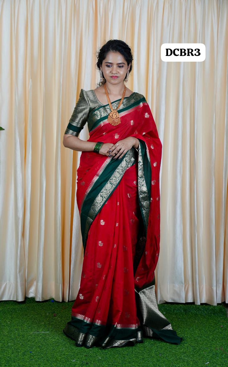 Premium warm silk saree 🥳