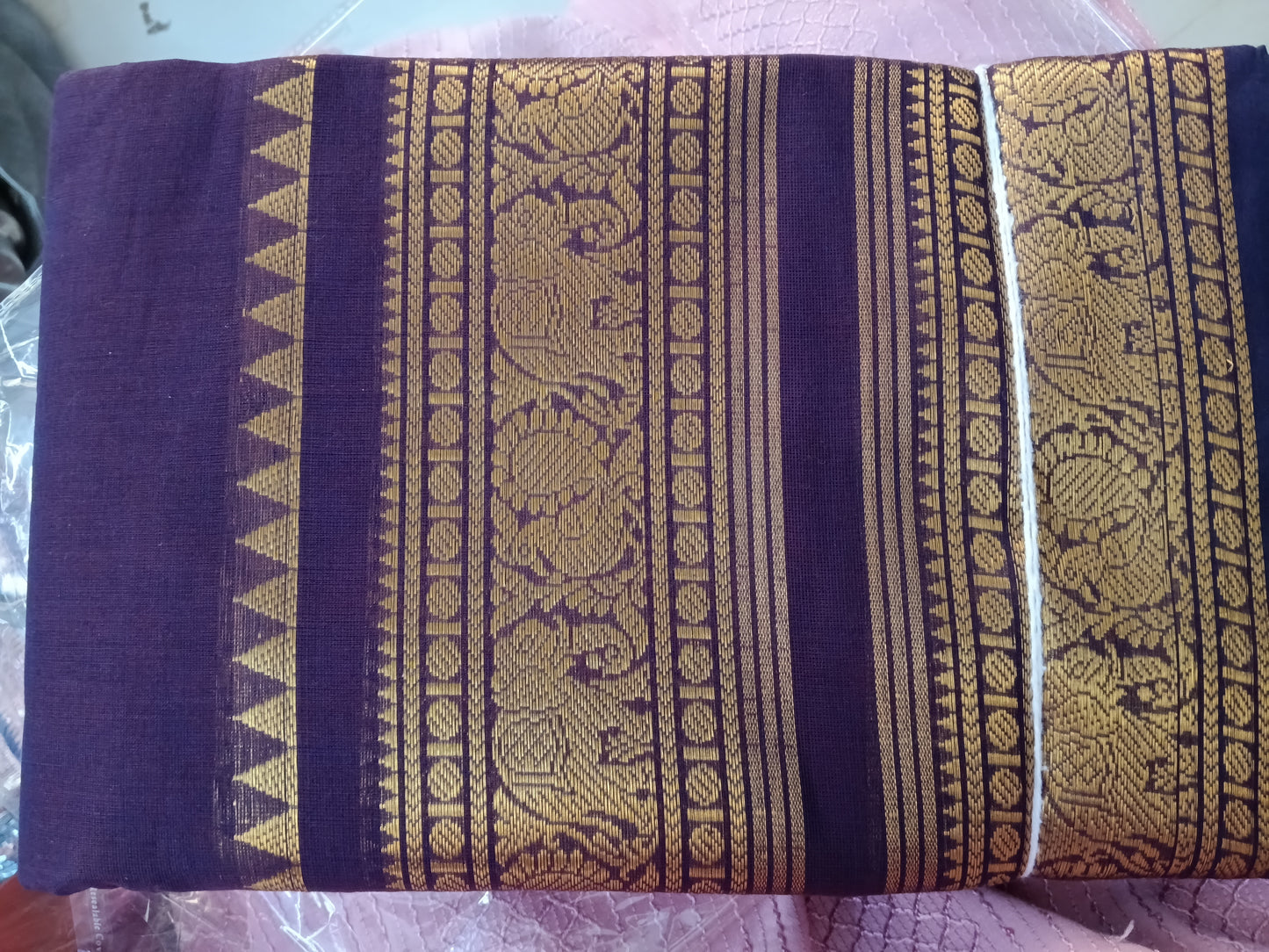 Kanchi cotton saree(slight design change)(Animal prints)š
