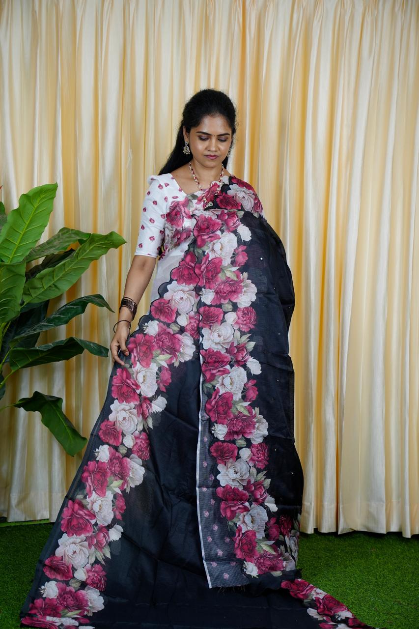Chanderi cotton saree🥳✅