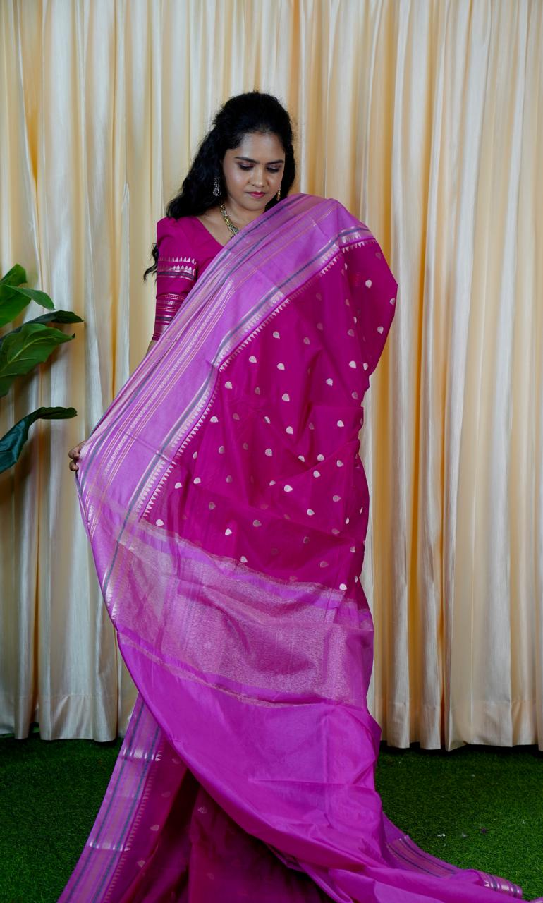 Premium warm silk saree 🥳
