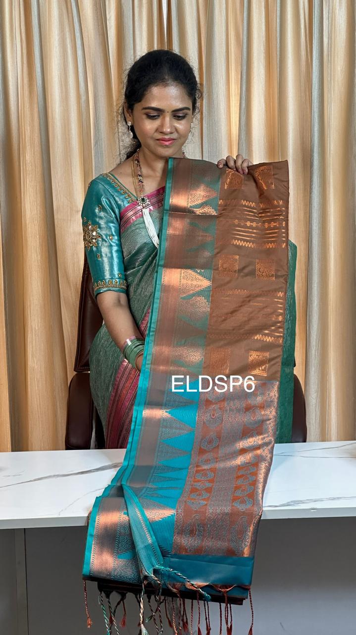 Kanchi semi silk saree ❌sold