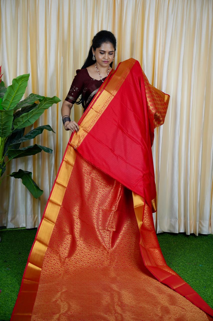 Bridal semi soft silk🍏🍄