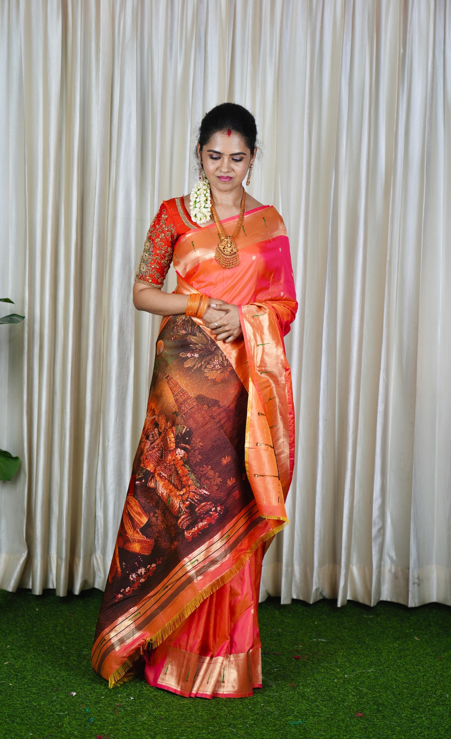Paithani Semi Silk Saree 🥳