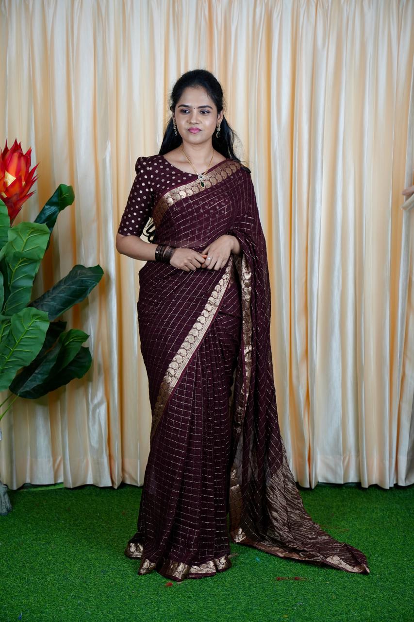 Viscose Georgette Sarees🥳✅