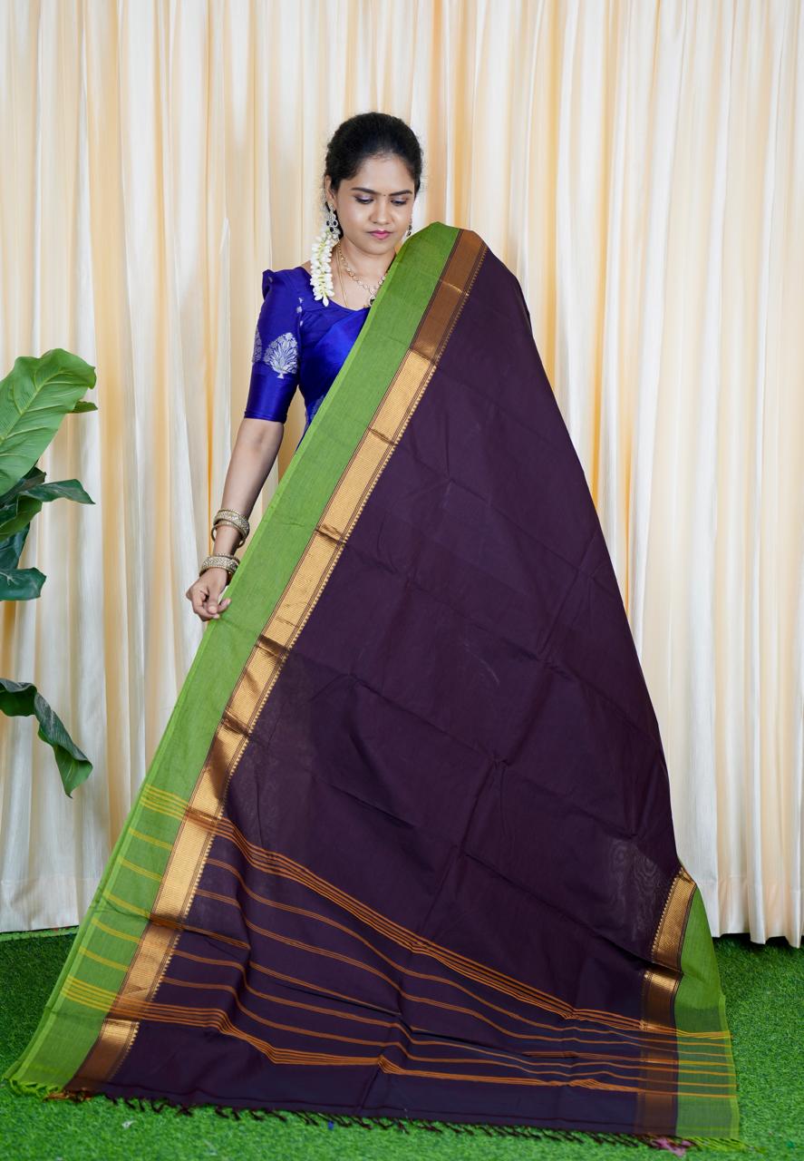 VTV Thrisha inspired Chettinad kanchi cotton saree 🥰😎