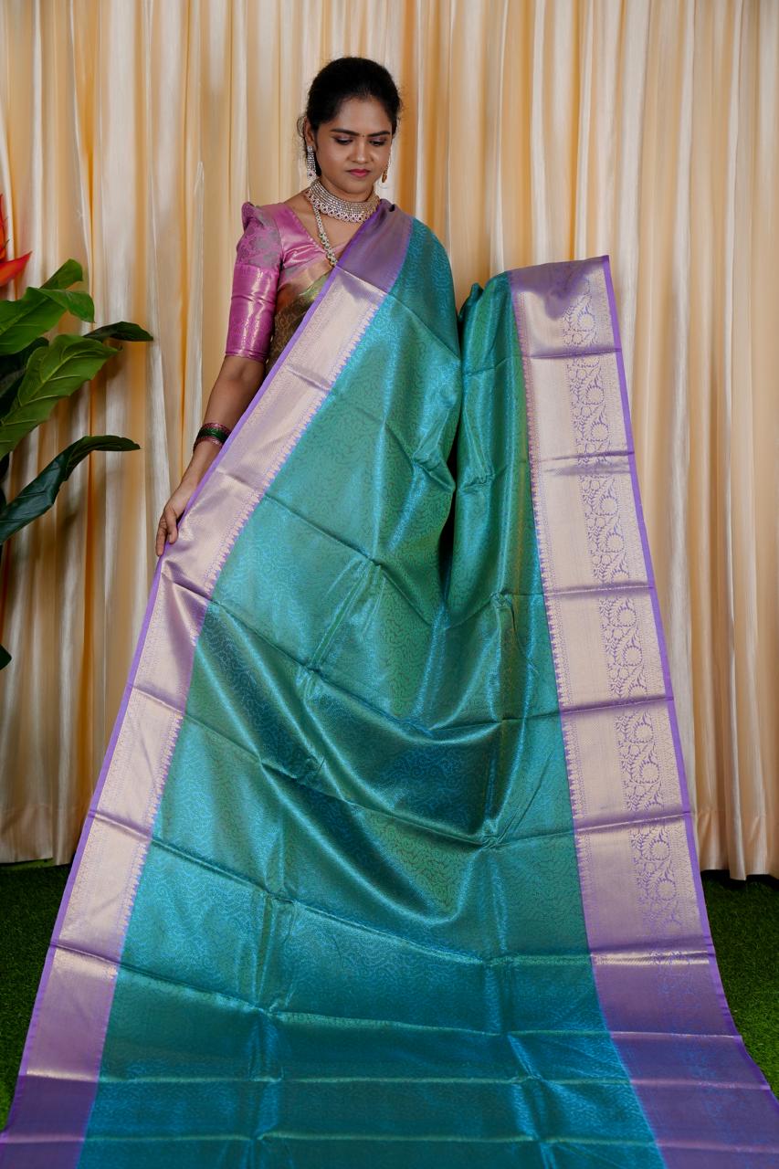 Premium soft katan saree 🥳
