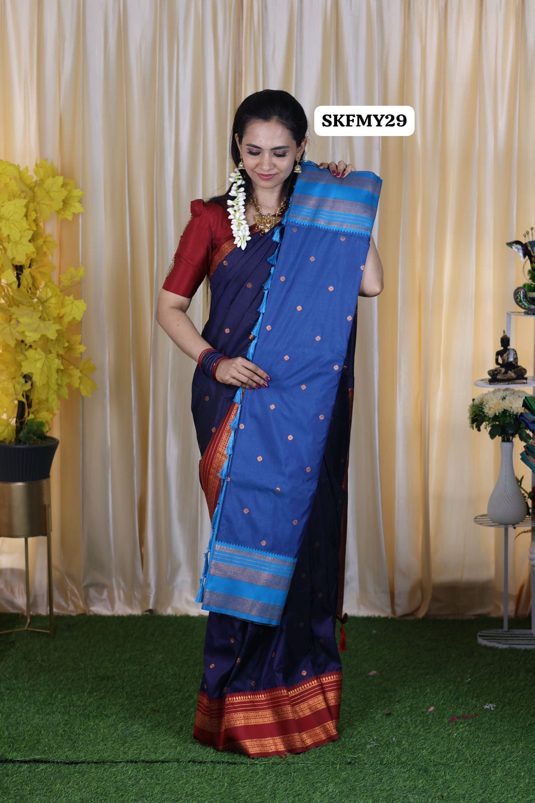 Kanchi semi soft silk saree 😍