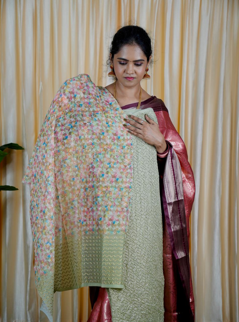 Designer net saree 🥰🥳