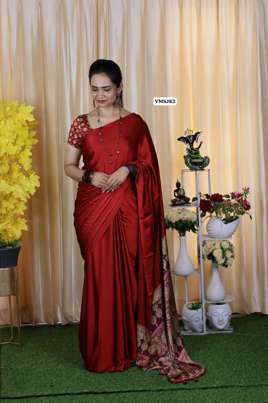 Premium modal .semi silk sareeš„³ā