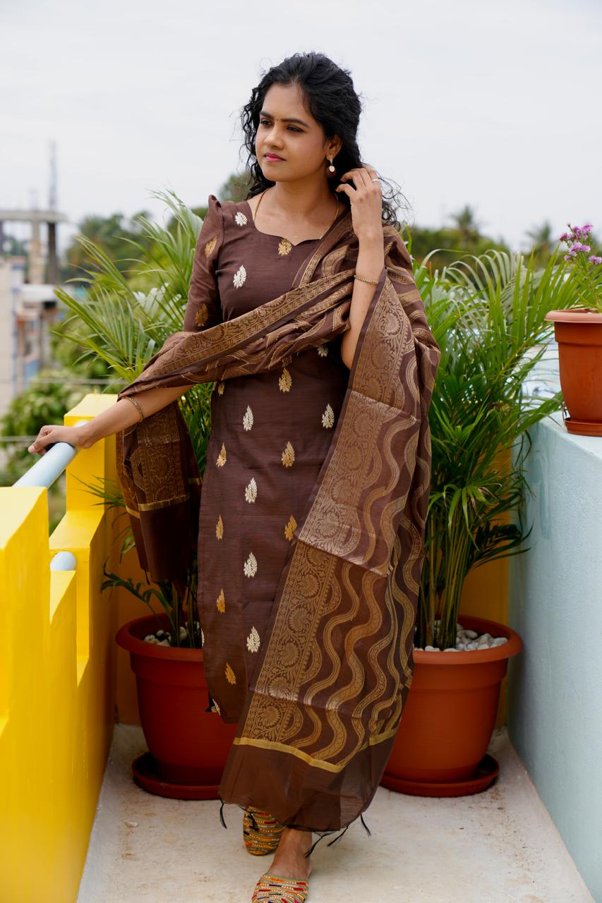 Banarasi silk salwar with pant🥰 ( stitched)