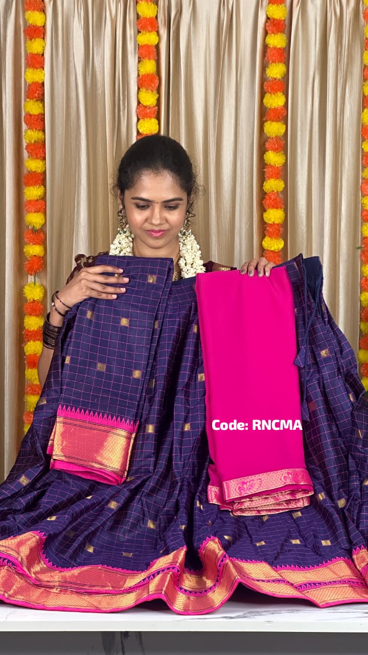 Half saree soft Silk prebook 🥰 🥳