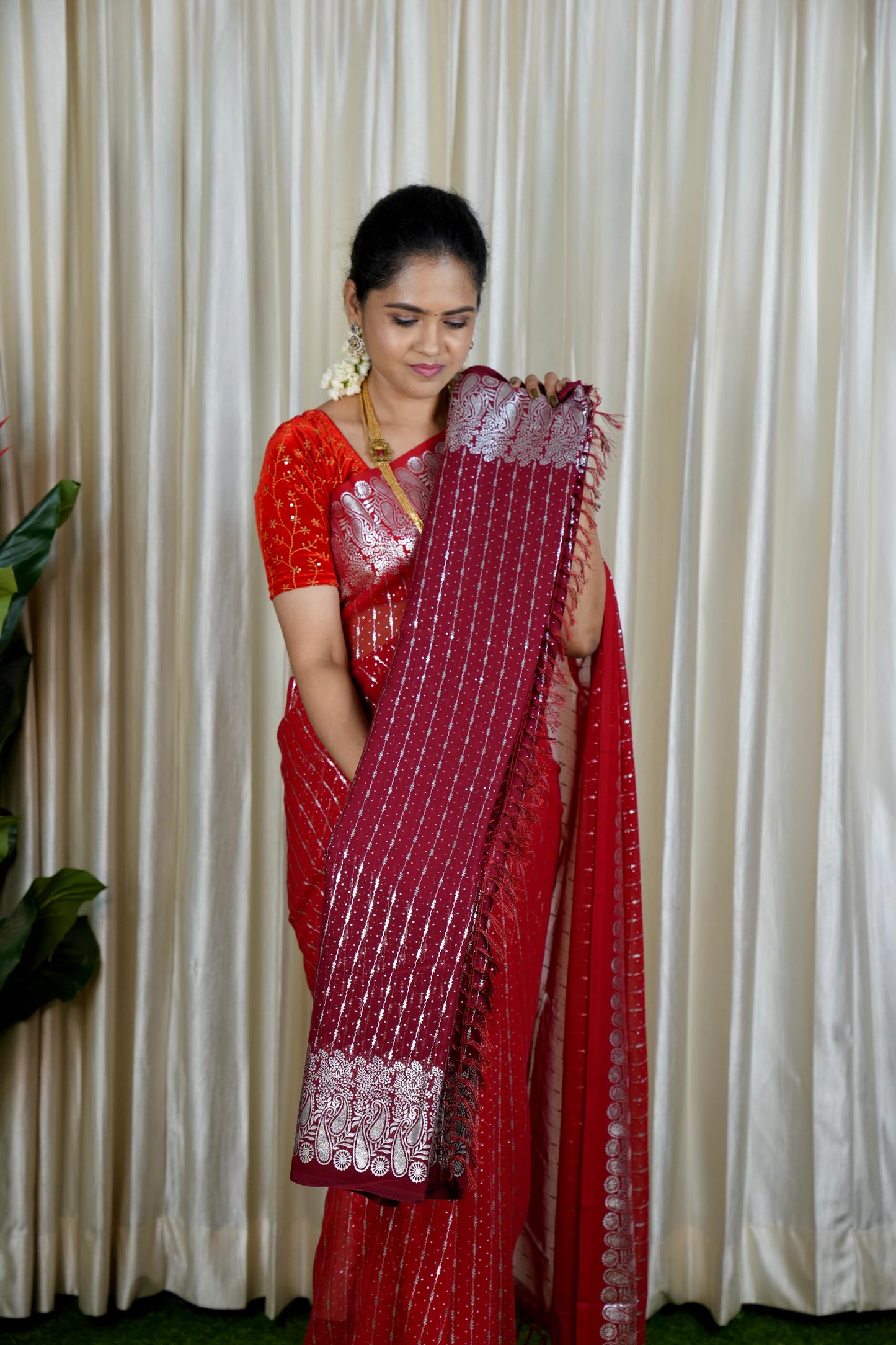 Chiffon saree❌