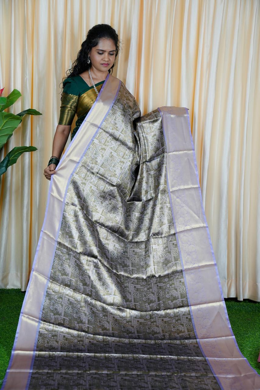 Kanchi Semi Silk Saree prebook 🥳