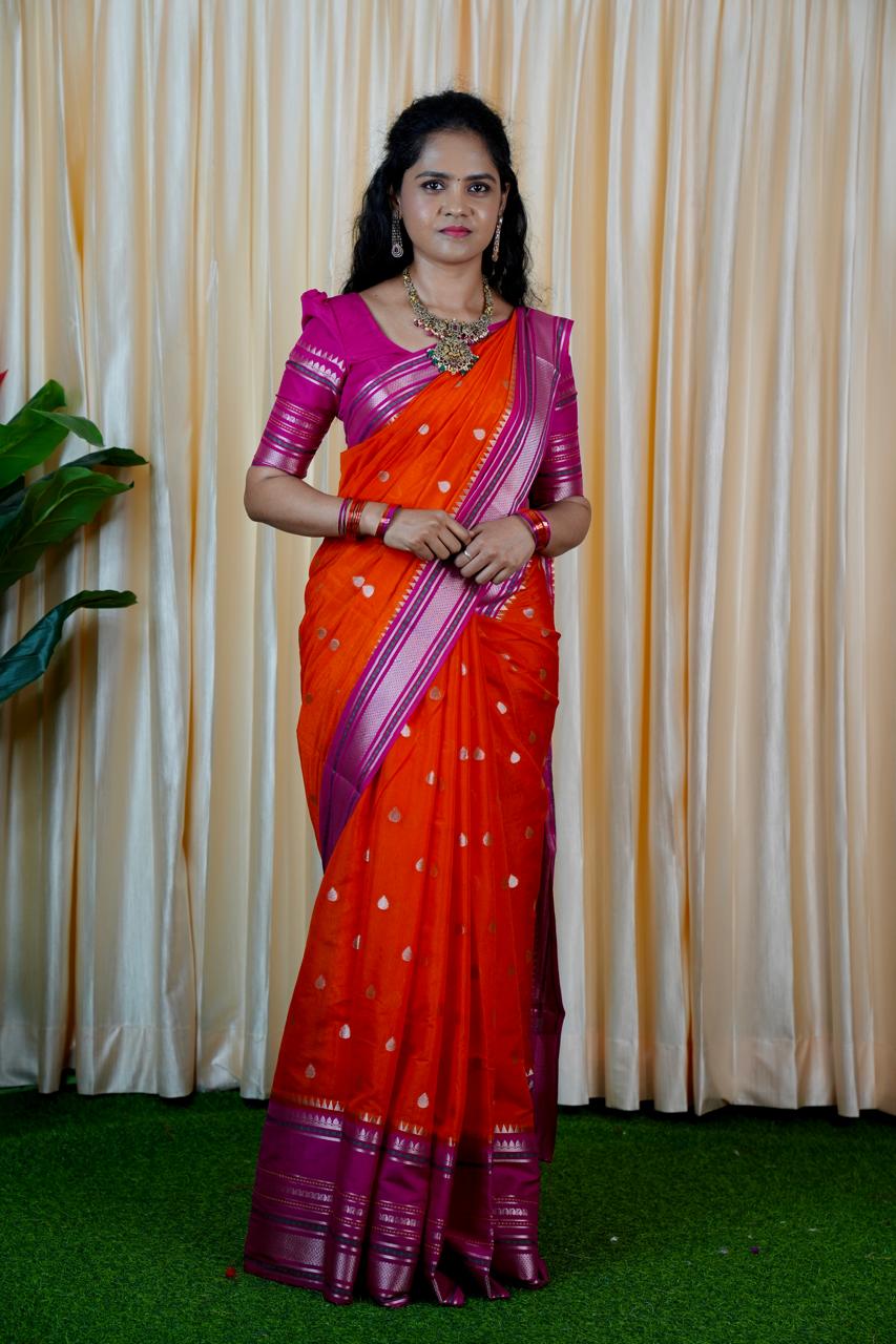 Premium warm silk saree🥳✅
