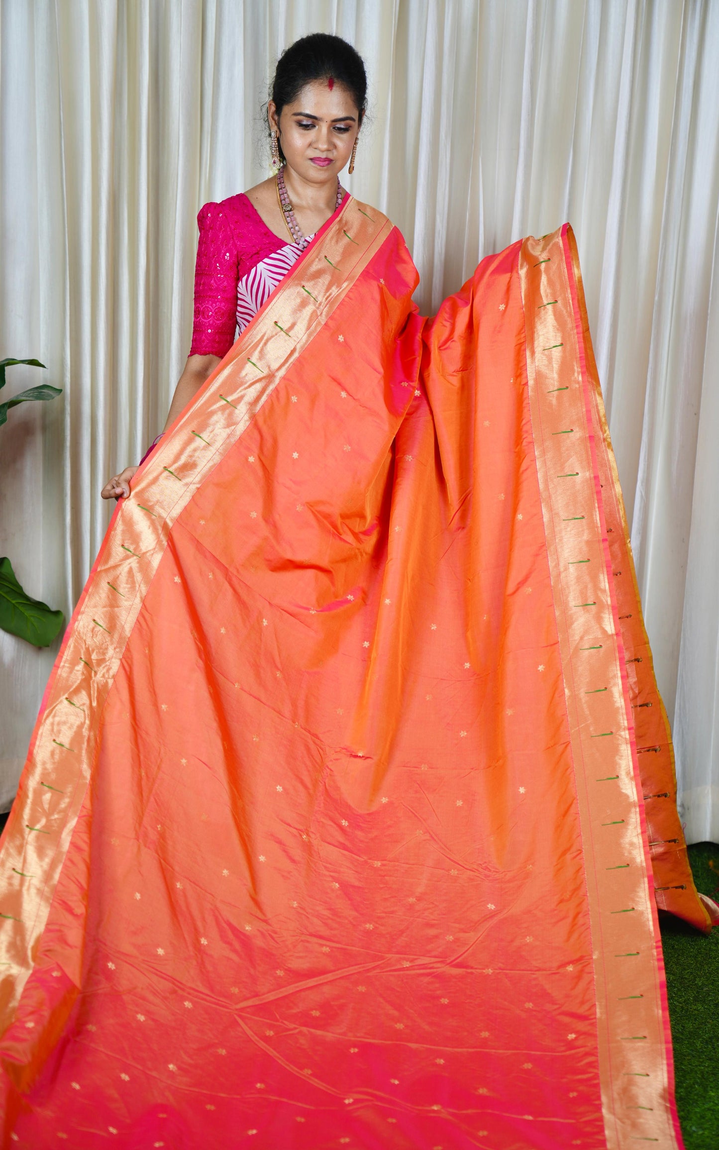 Paithani Semi Silk Saree 🥳
