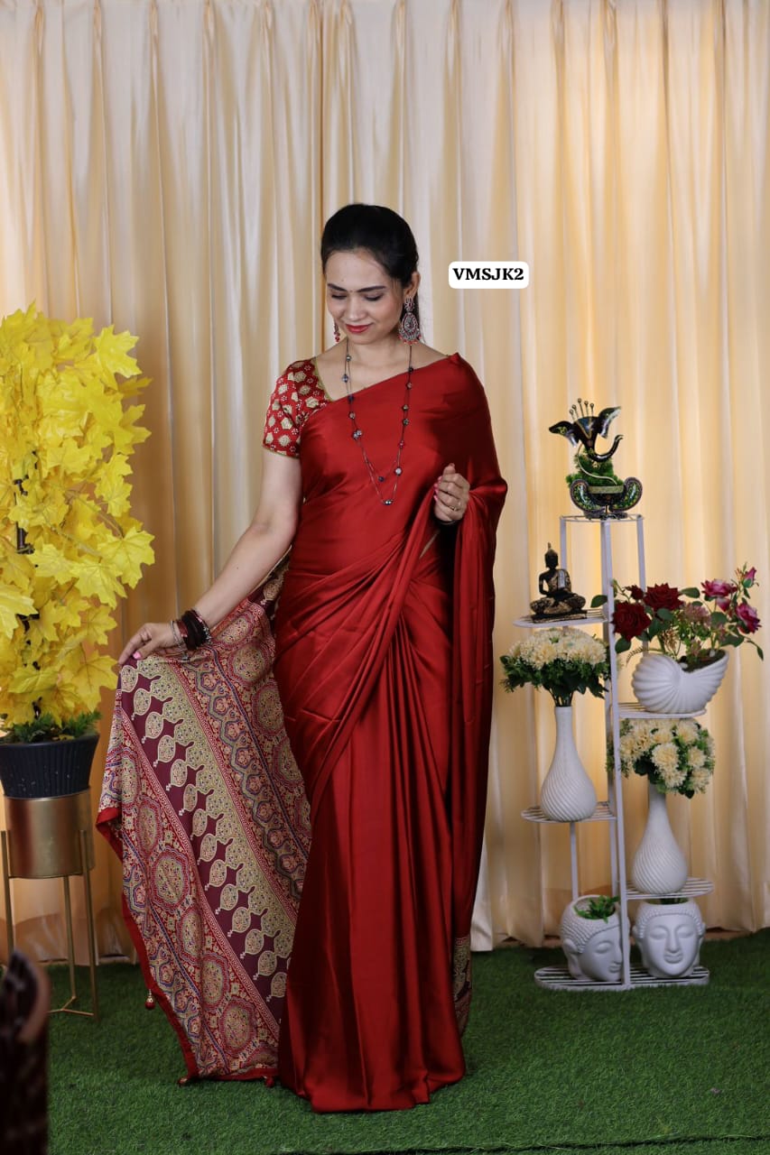 Premium modal .semi silk sareeš„³ā