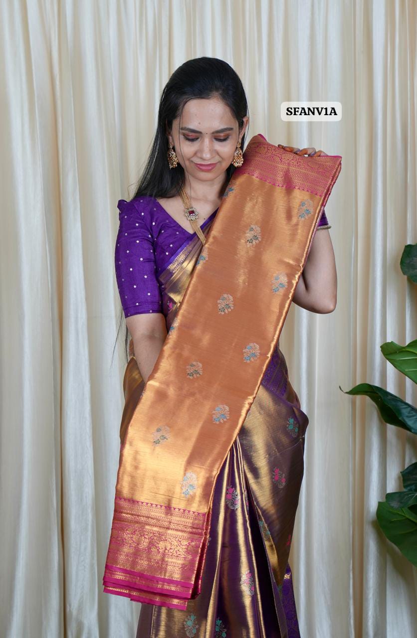 Bridal kanchipuram Inspired Sareeš„³