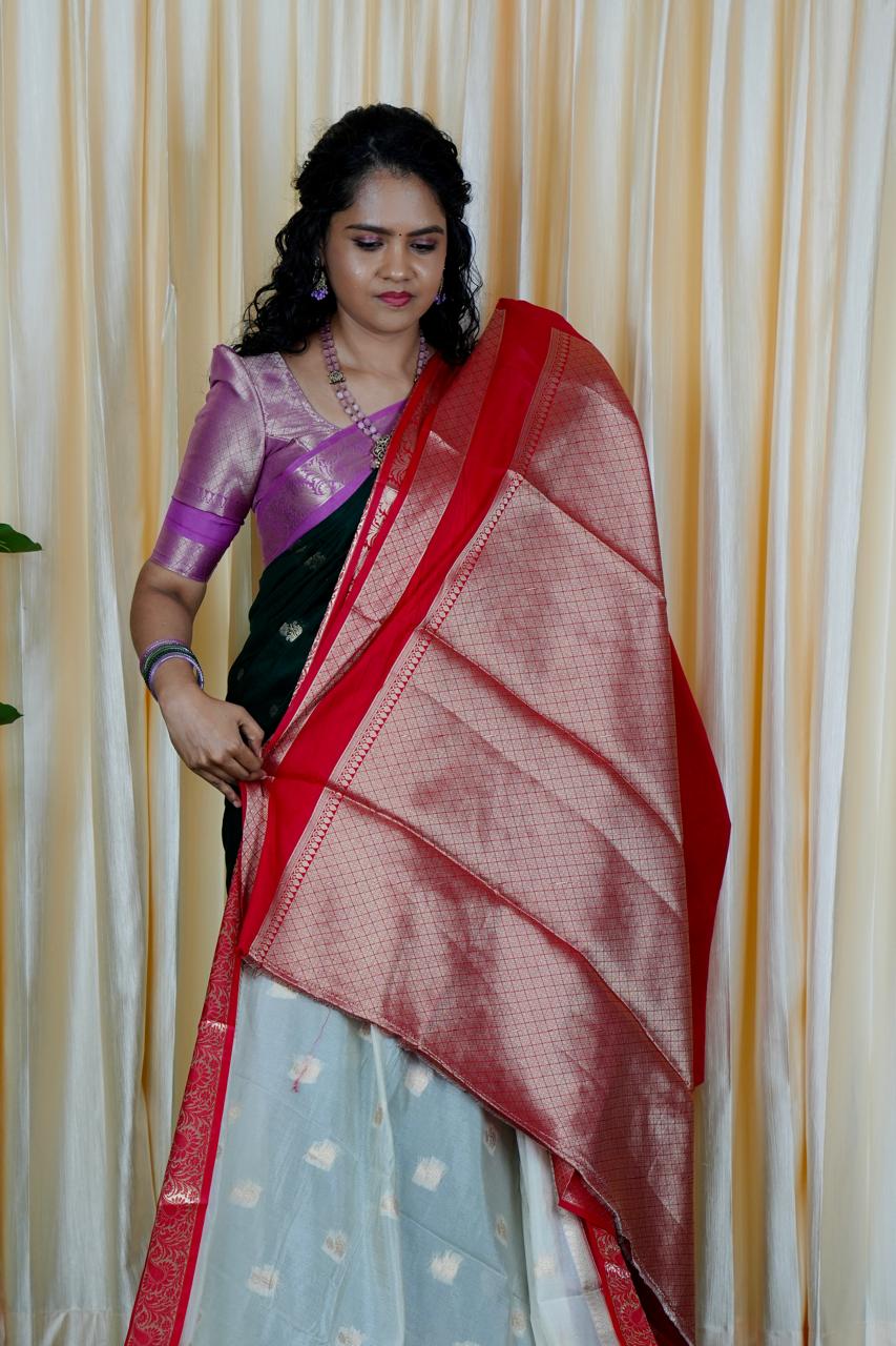Premium warm silk saree🥳