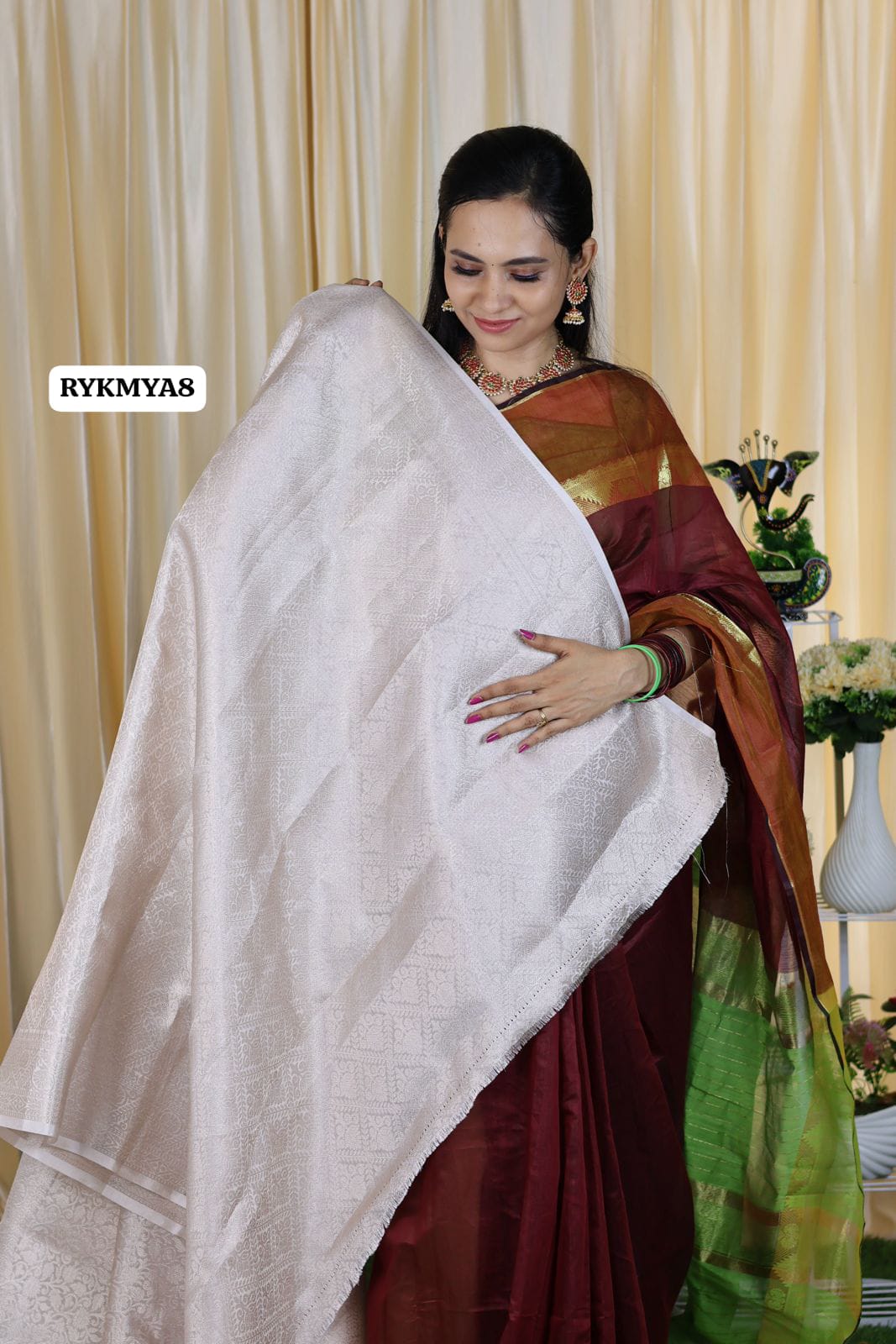 Bridal katan tissue silk saree 🥳