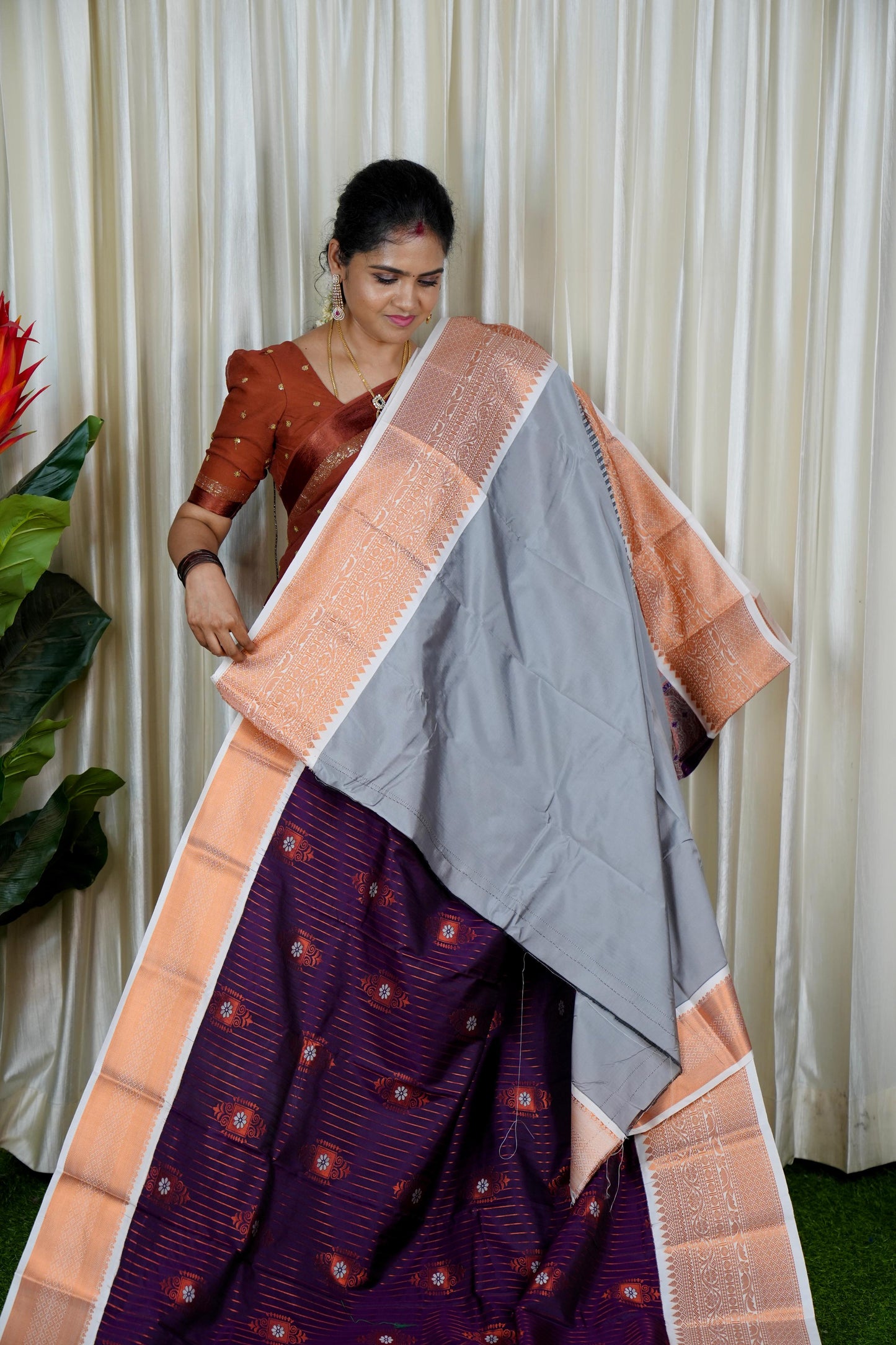 Premium quality kanchi semi silk🥳