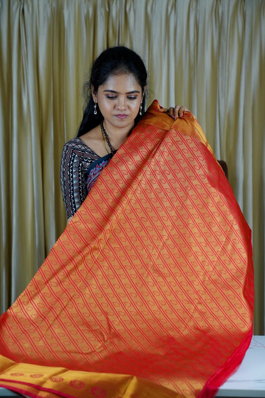 Bridal Semi Silk Sareeš„³