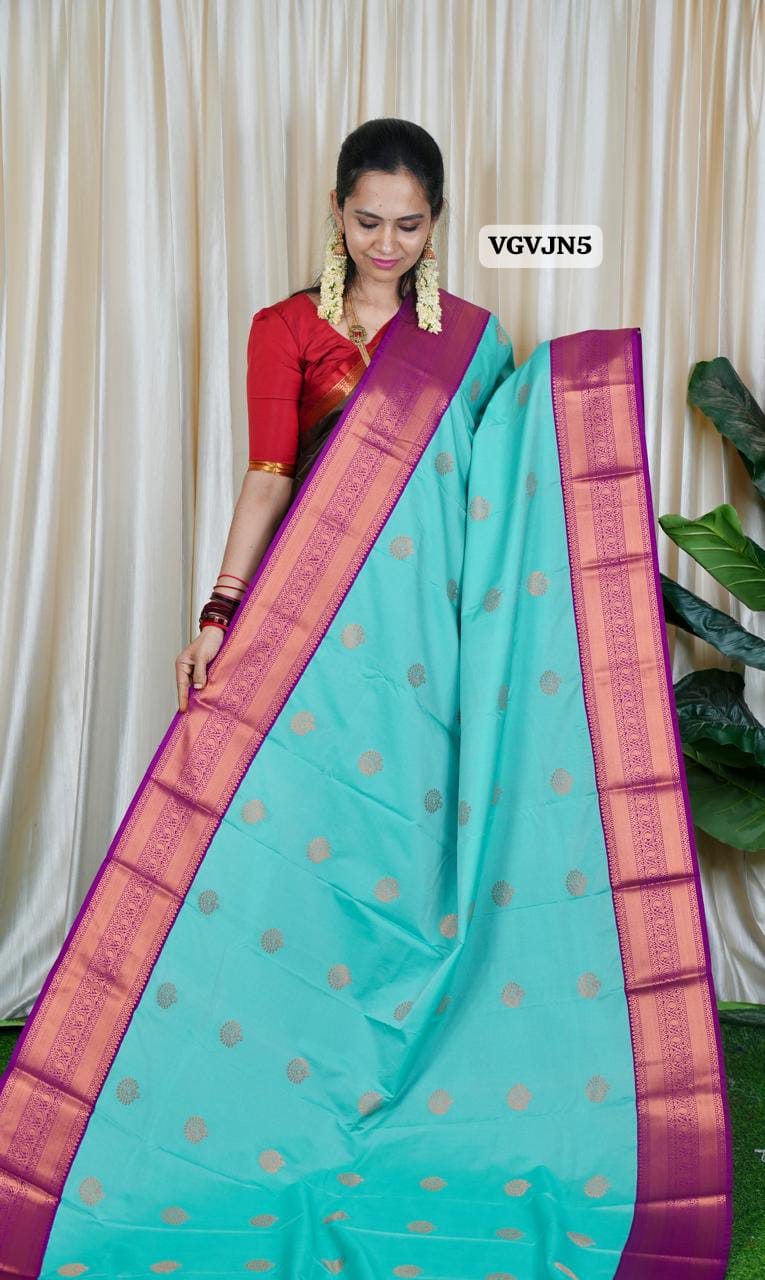 Premium Bridal semi kanchi Silk Sareeš„³