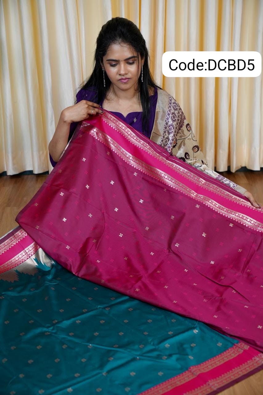 Kanchi Semi Silk Saree🥰😎📚