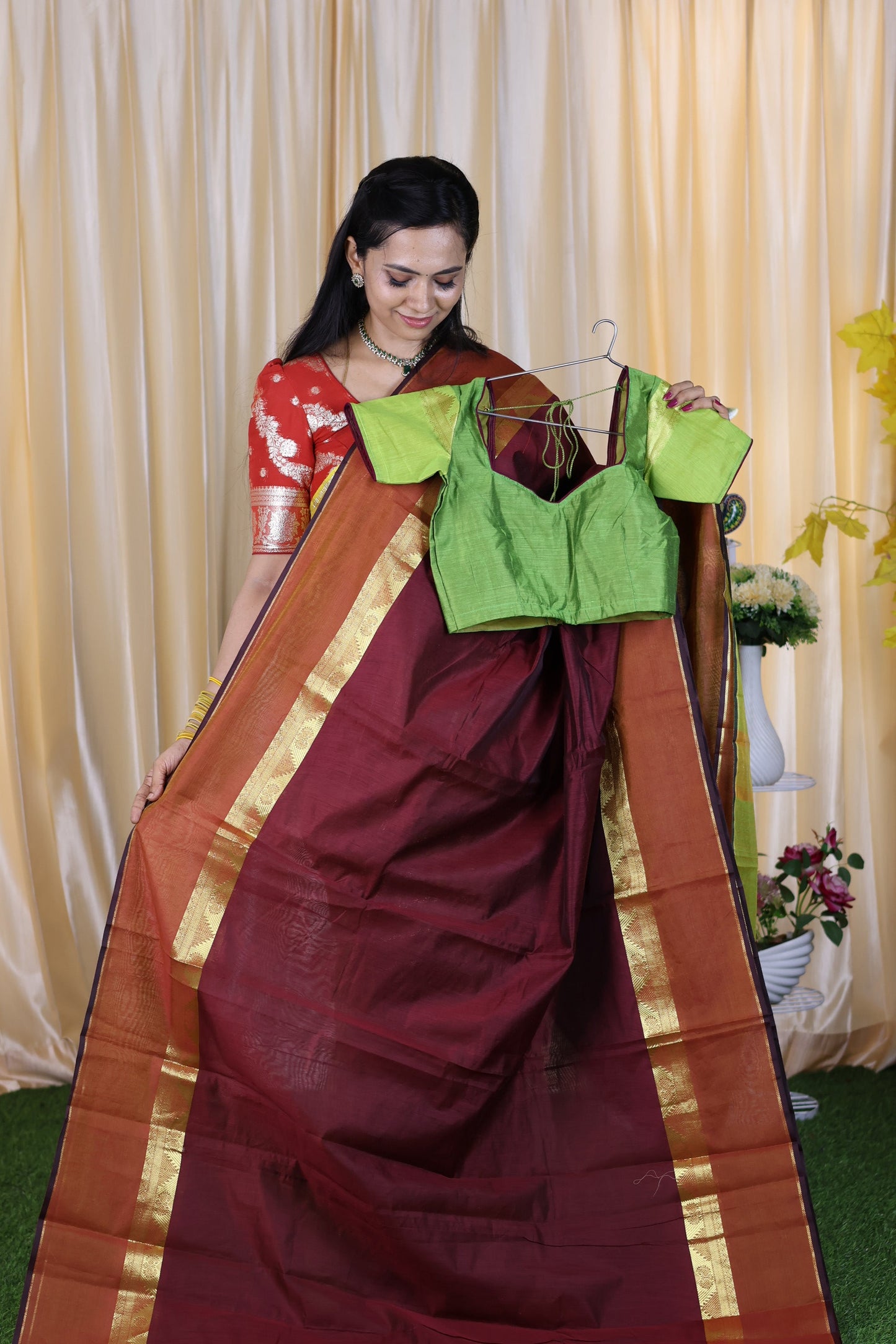 VTV thrisha inspired semi silk cotton saree at offer price🥳✅