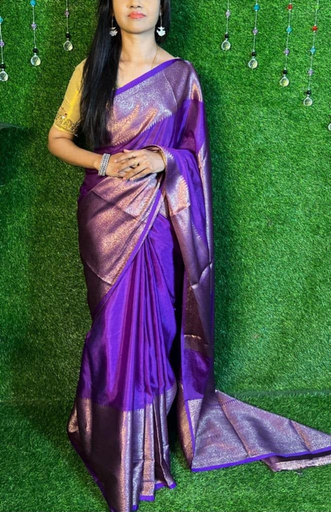 Warm silk with Golden zari prebook 🥳