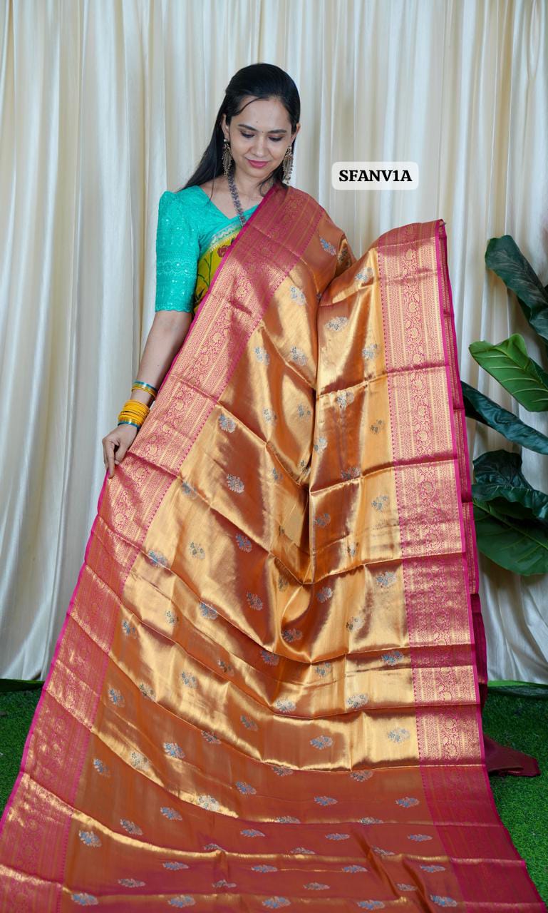 Bridal kanchipuram Inspired Sareeš„³
