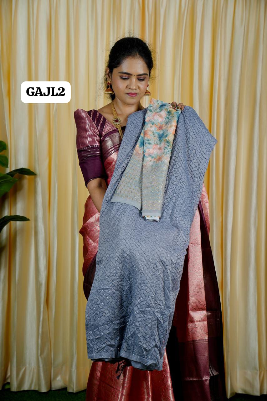 Designer net saree 🥰🥳