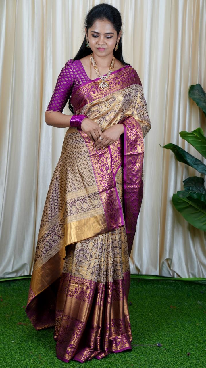Kanchi Inspired Semi Silk 🥳