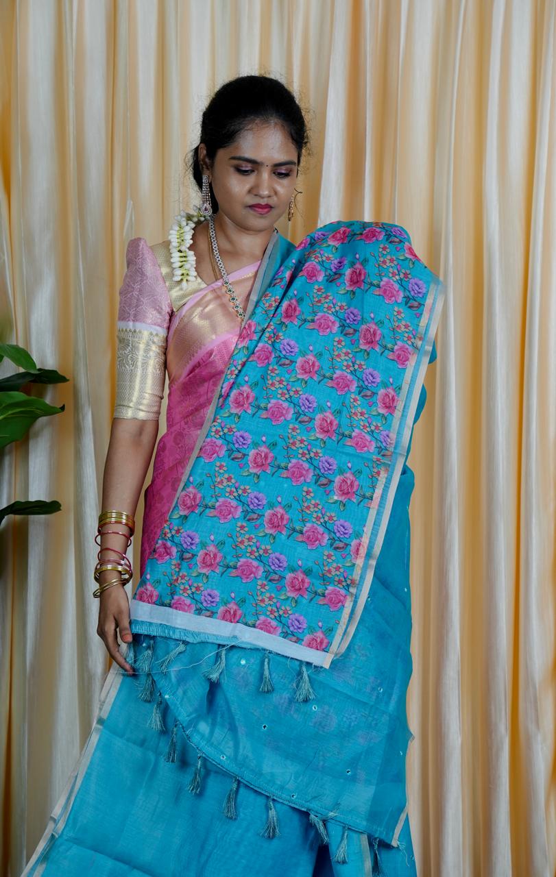 Kalamkari chanderi sareeš„³