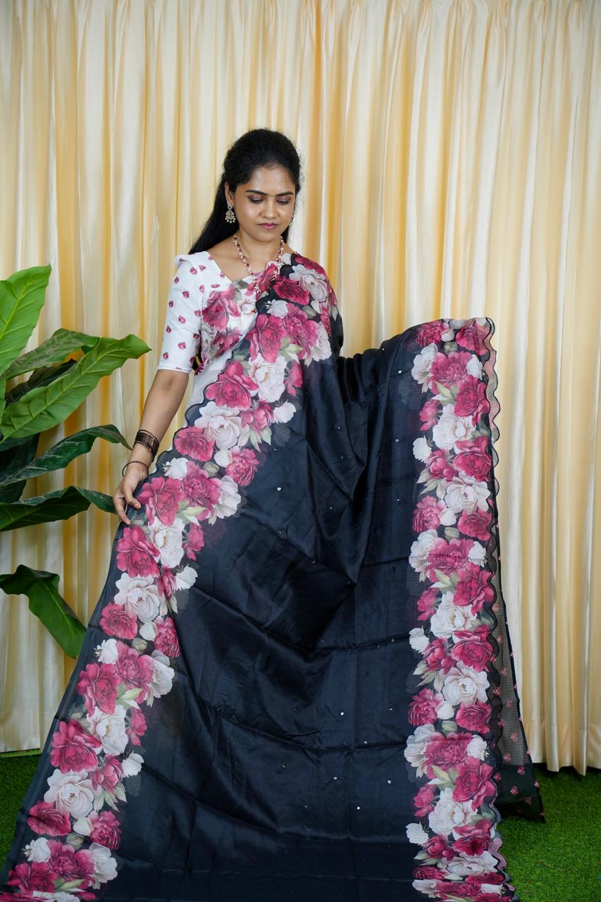 Chanderi cotton saree🥳✅