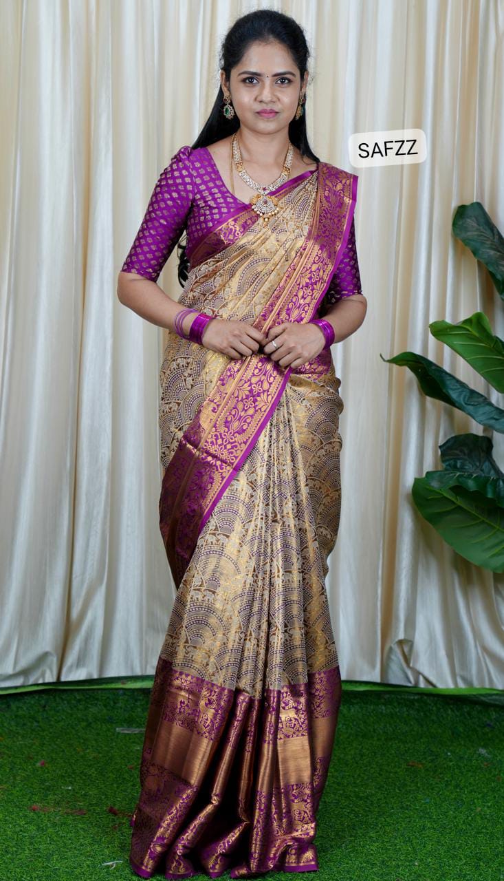 Kanchi Inspired Semi Silk 🥳