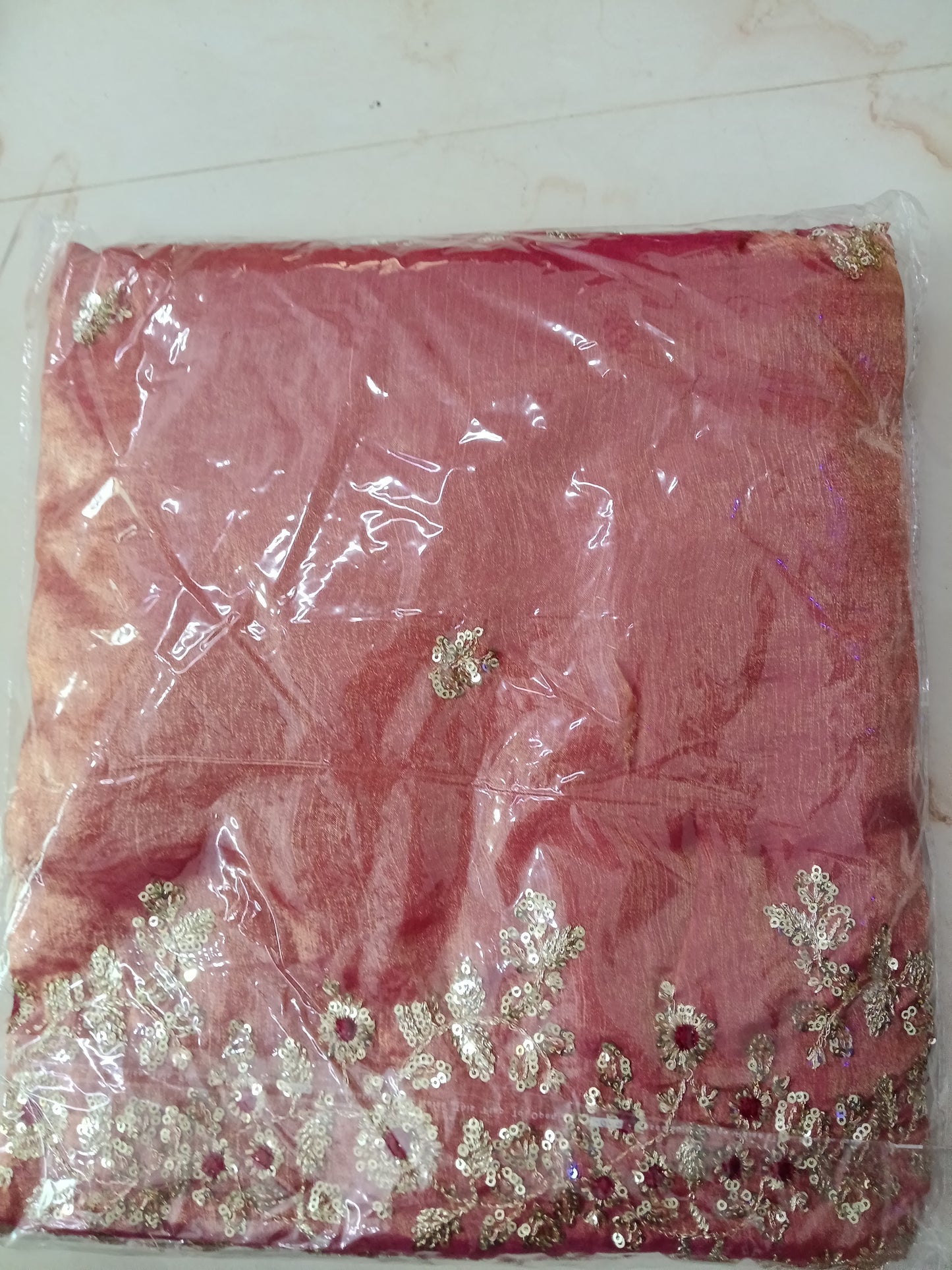 Space silk model with heavy sequins and embroidery work📷