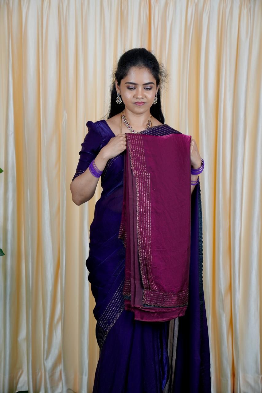 Premium Space silk saree.🥳✅️
