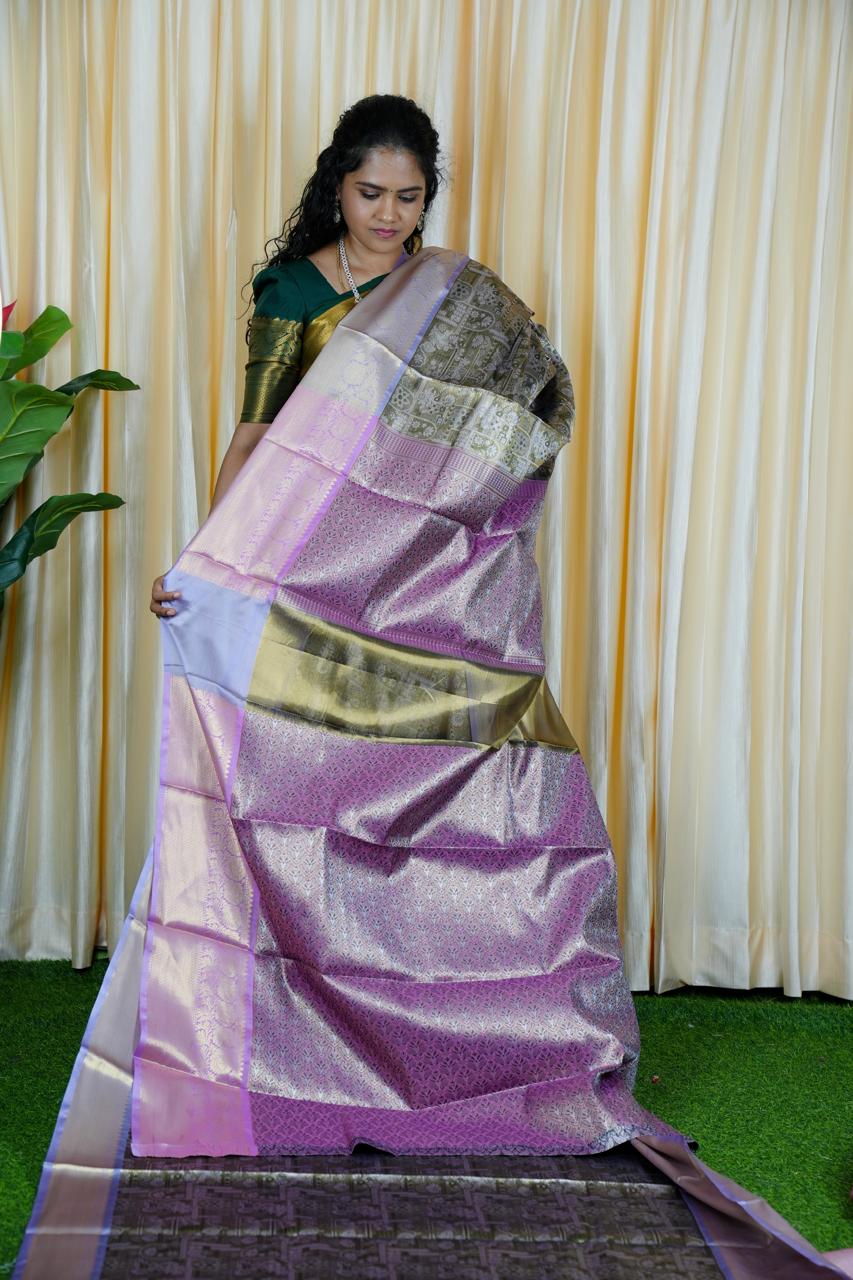 Kanchi Semi Silk Saree prebook 🥳