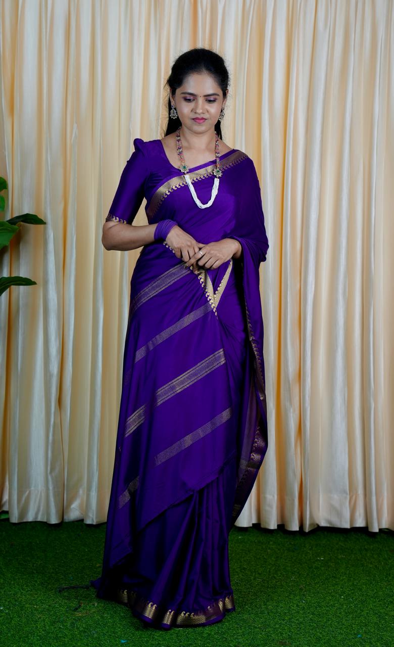 Mysore crepe silk saree prebook❌