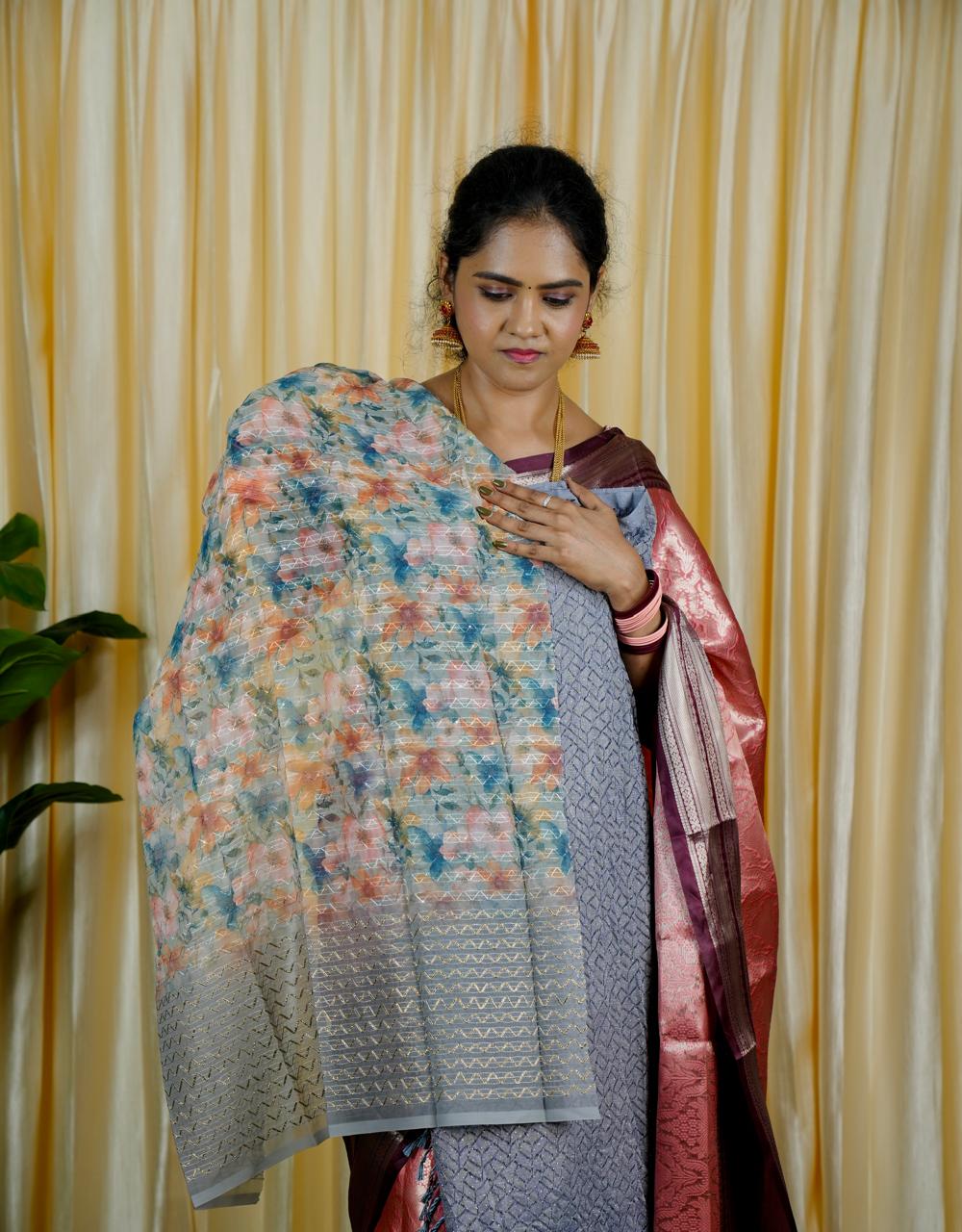 Designer net saree 🥰🥳