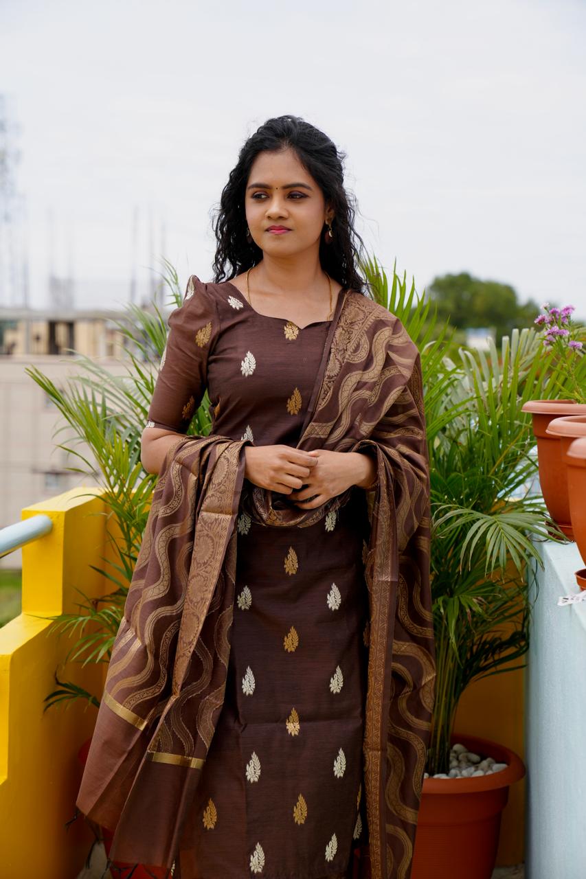 Banarasi silk salwar with pant🥰 ( stitched)