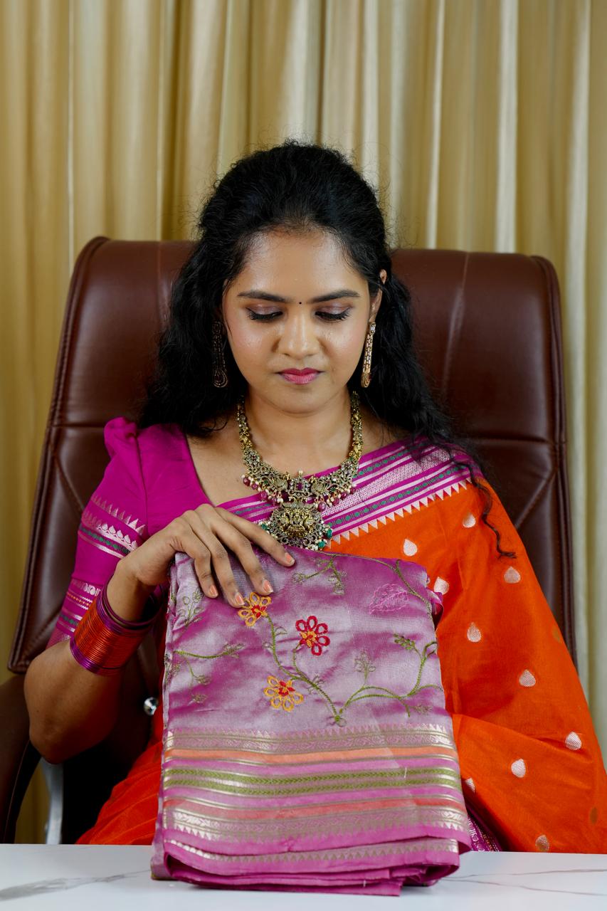 Aadi offer🌹 Tissue saree🥰