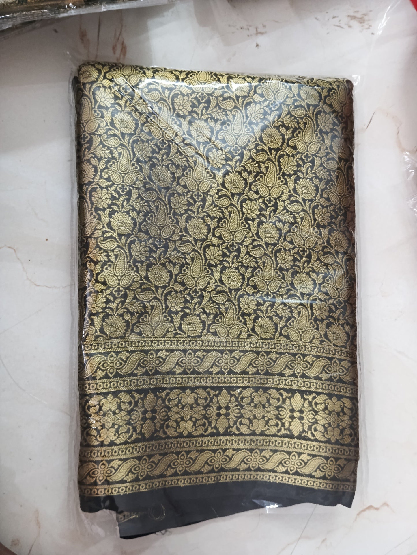 Bridal Tissue Saree Golden Zariš· ā«