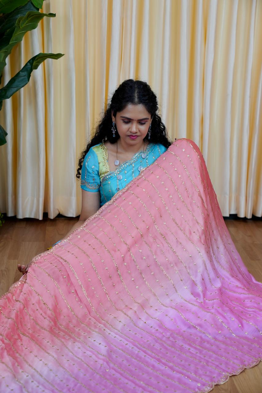 Space Silk Saree 🥳