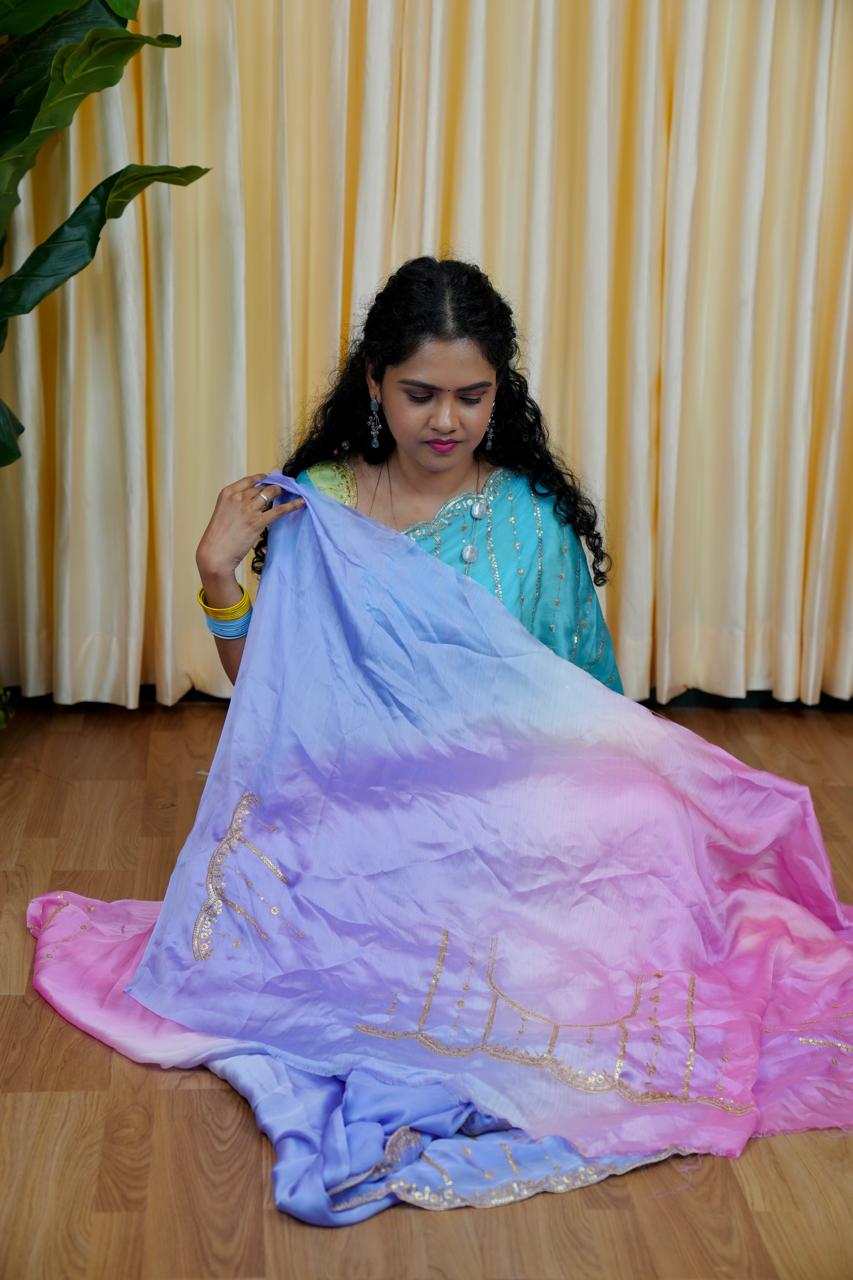Space Silk Saree π