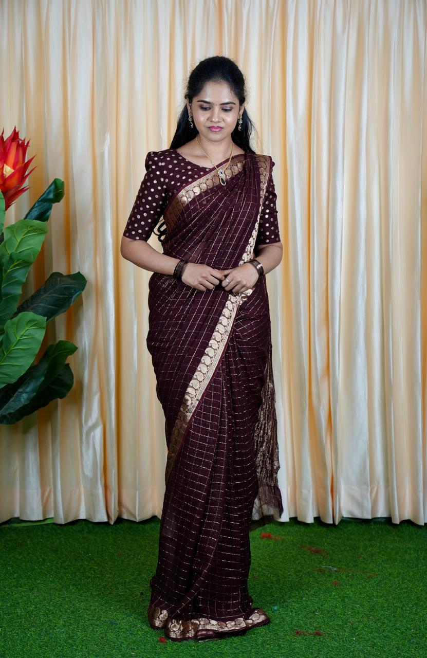 Viscose Georgette Sarees🥳✅