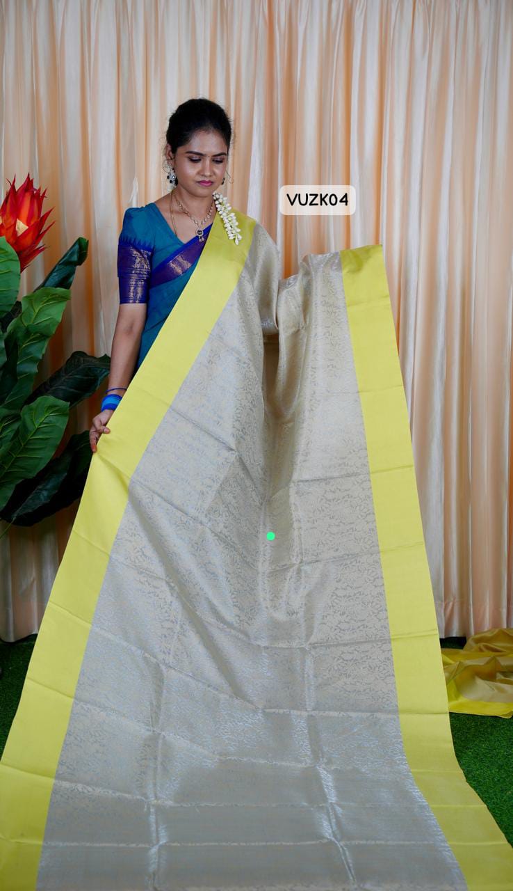 Katan silk saree silverš„°š